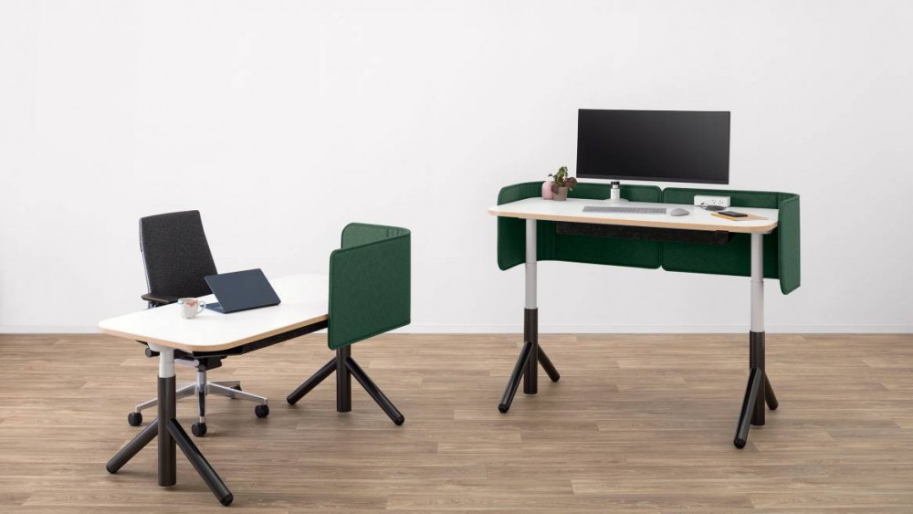 Height-adjustable desk | Büroeinrichtung - Büroplanung - Innenausbau | WSA